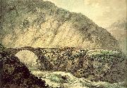 Pars, William The Devil's Bridge in the Canton of Uri oil painting on canvas